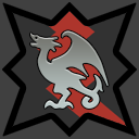 Shield of jet-black