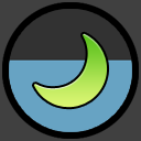 illuminated Moon